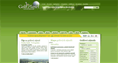 Desktop Screenshot of golfplanet.cz