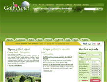 Tablet Screenshot of golfplanet.cz